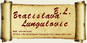 Bratislava Lungulović vizit kartica